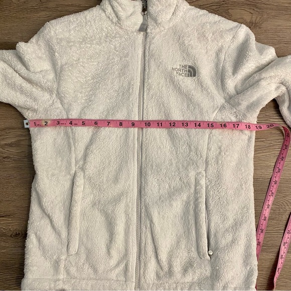 The North Face White Full-Zip Fleece Jacket - Small - Picture 9 of 10